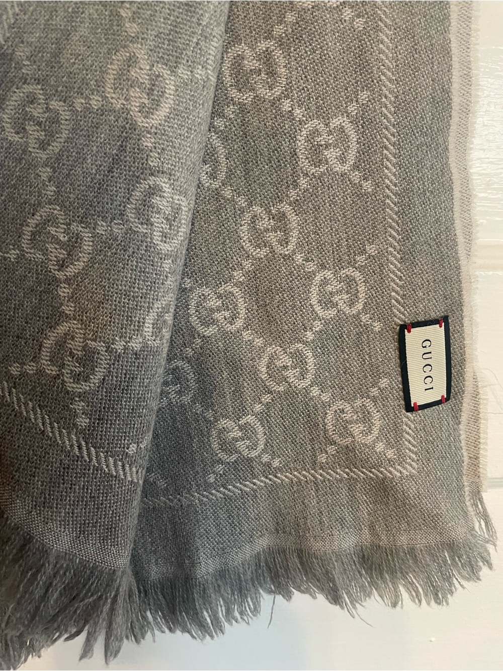 Gucci Wool And Silk Blend Luxury Scarf - Picture 5 of 5